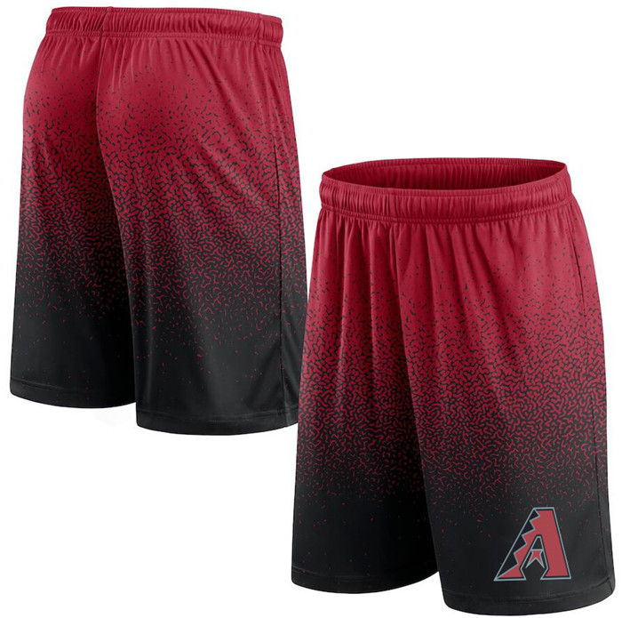 Men's Arizona Diamondbacks Red/Black Ombre Shorts